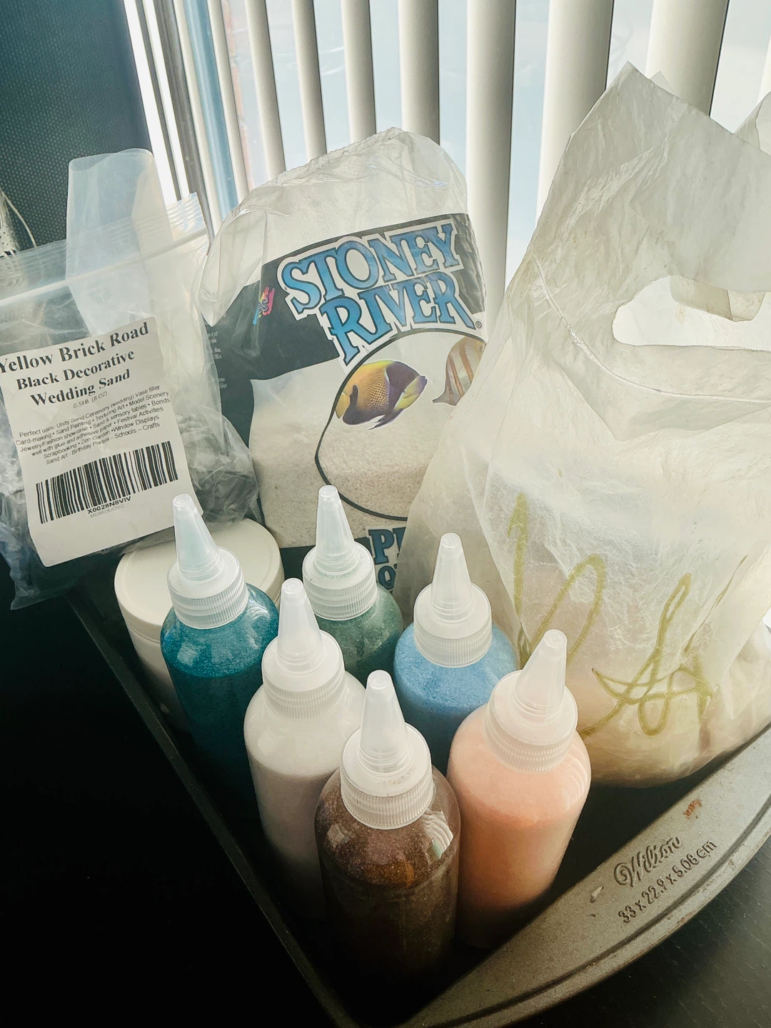 Sand Art Kit Bundle (Colored Sand, Stones, Tray Included) - photo 2