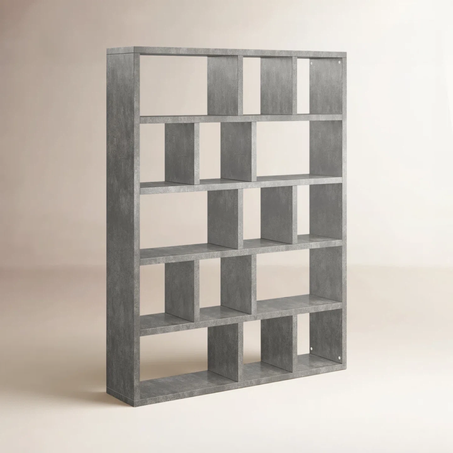 Wooden bookshelf