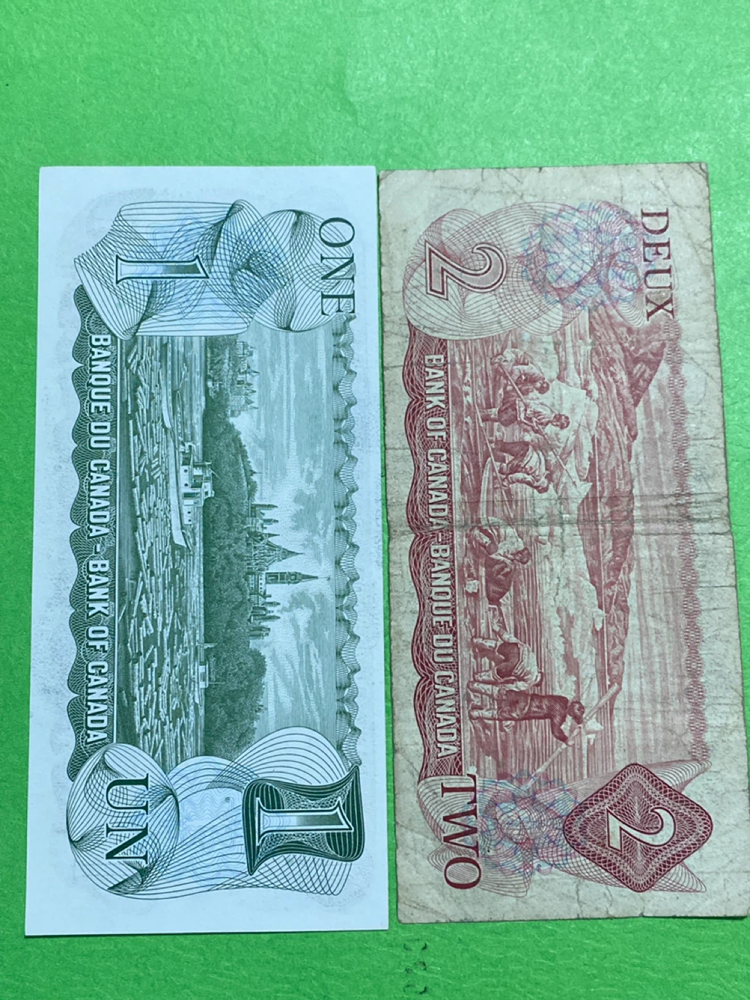 Canada Bank Notes - One Dollar and Two Dollars - photo 2