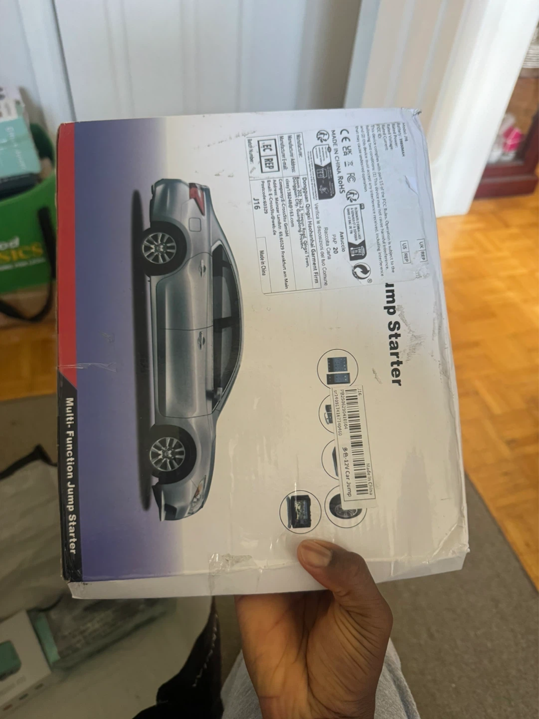 Multi-Function 12V Car Jump Starter