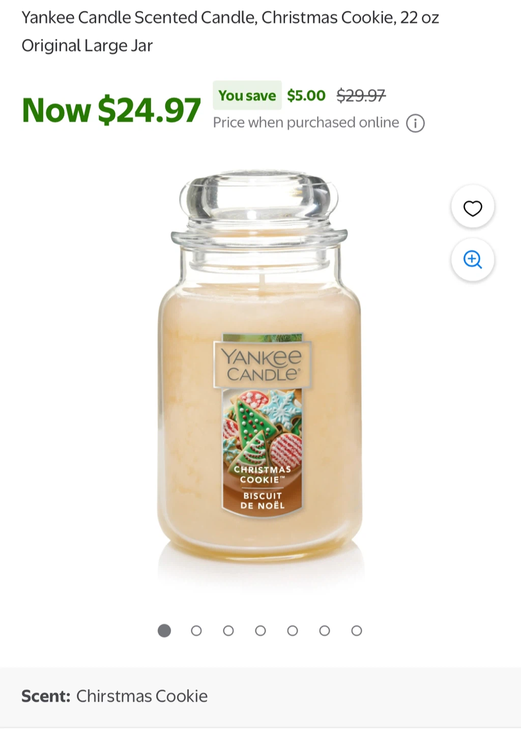 Brand new! Yankee Candle Christmas Cookie - photo 2