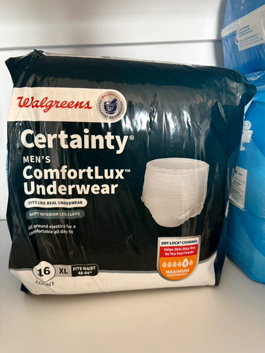 Walgreens Certainty Men's ComfortLUX Underwear XL - 16 Count - photo 4