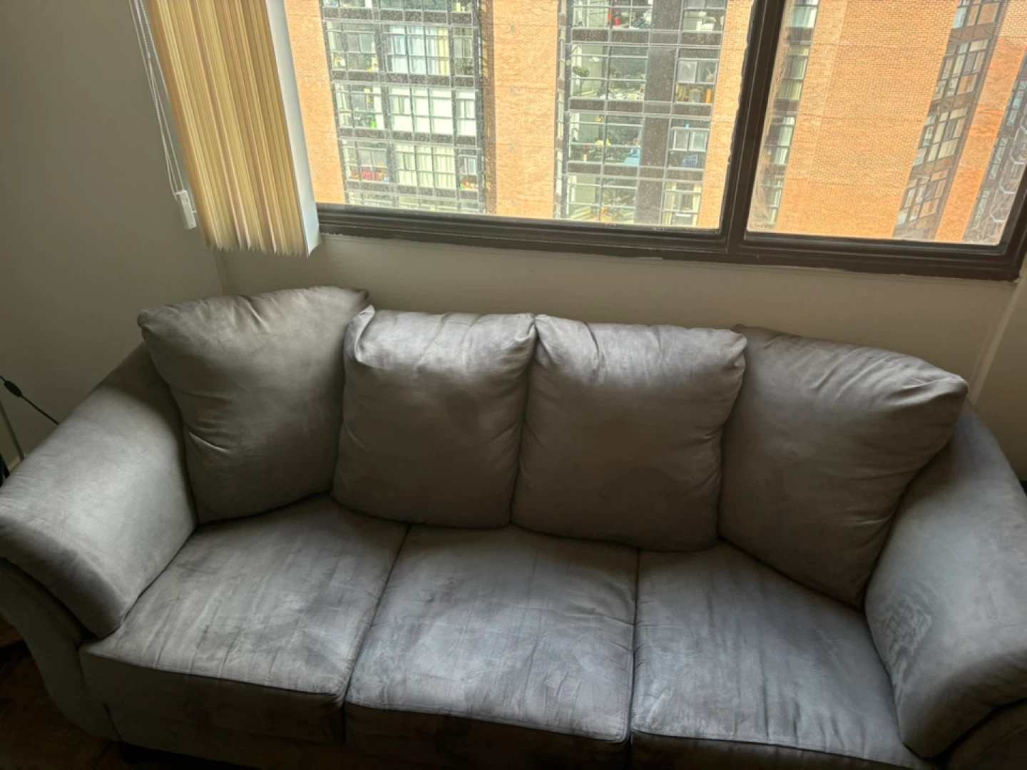 Grey 3-Modern Sofa – Like New Condition - photo 5