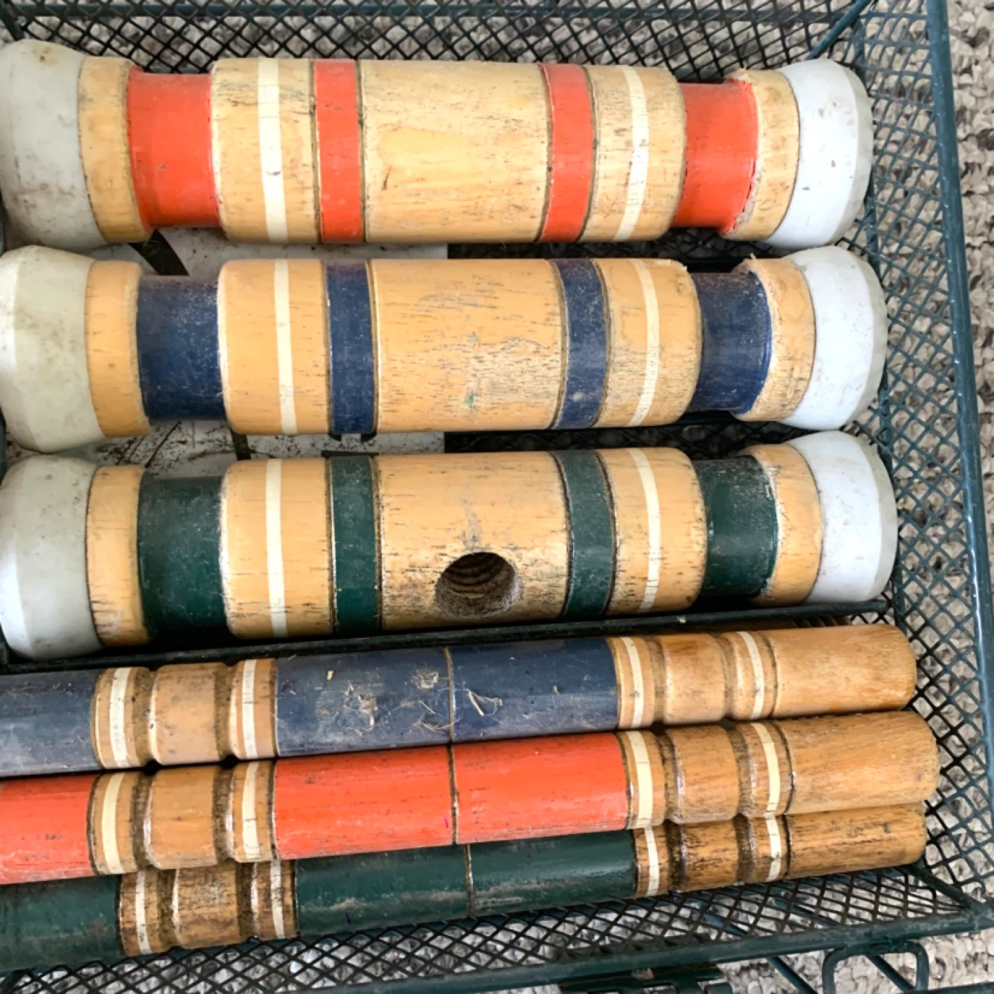 Sportcraft Croquet Set Lawn Game Outdoor Vintage Wooden Set - photo 5