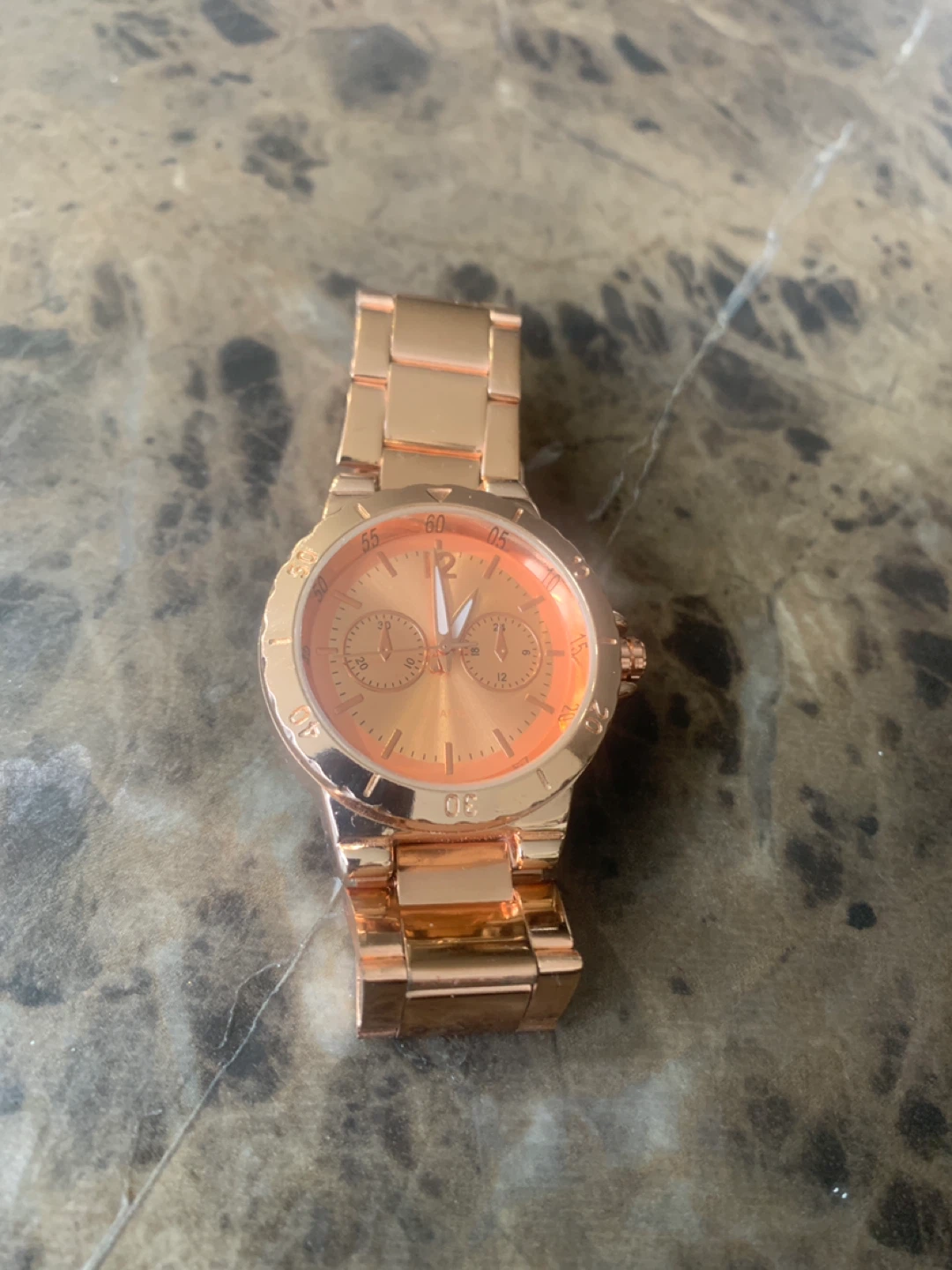 Chatelaine Rose Gold Chronograph Watch