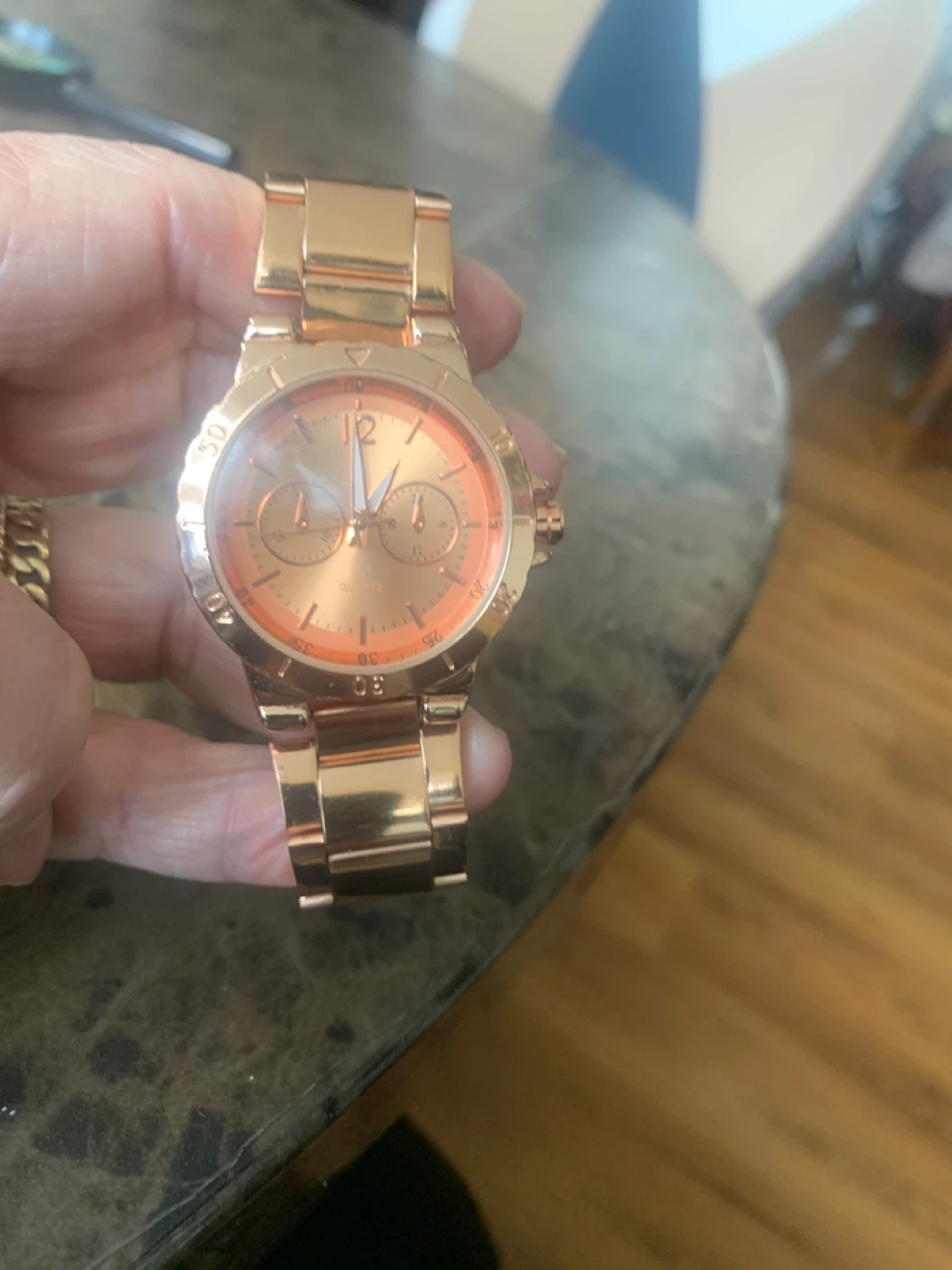 Chatelaine Rose Gold Chronograph Watch - photo 3