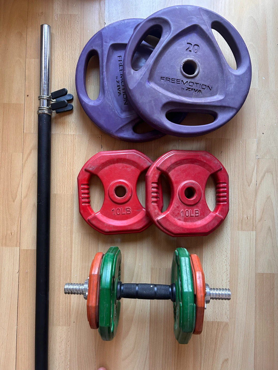 Freemotion by Ziva Dumbbell Set with Barbell