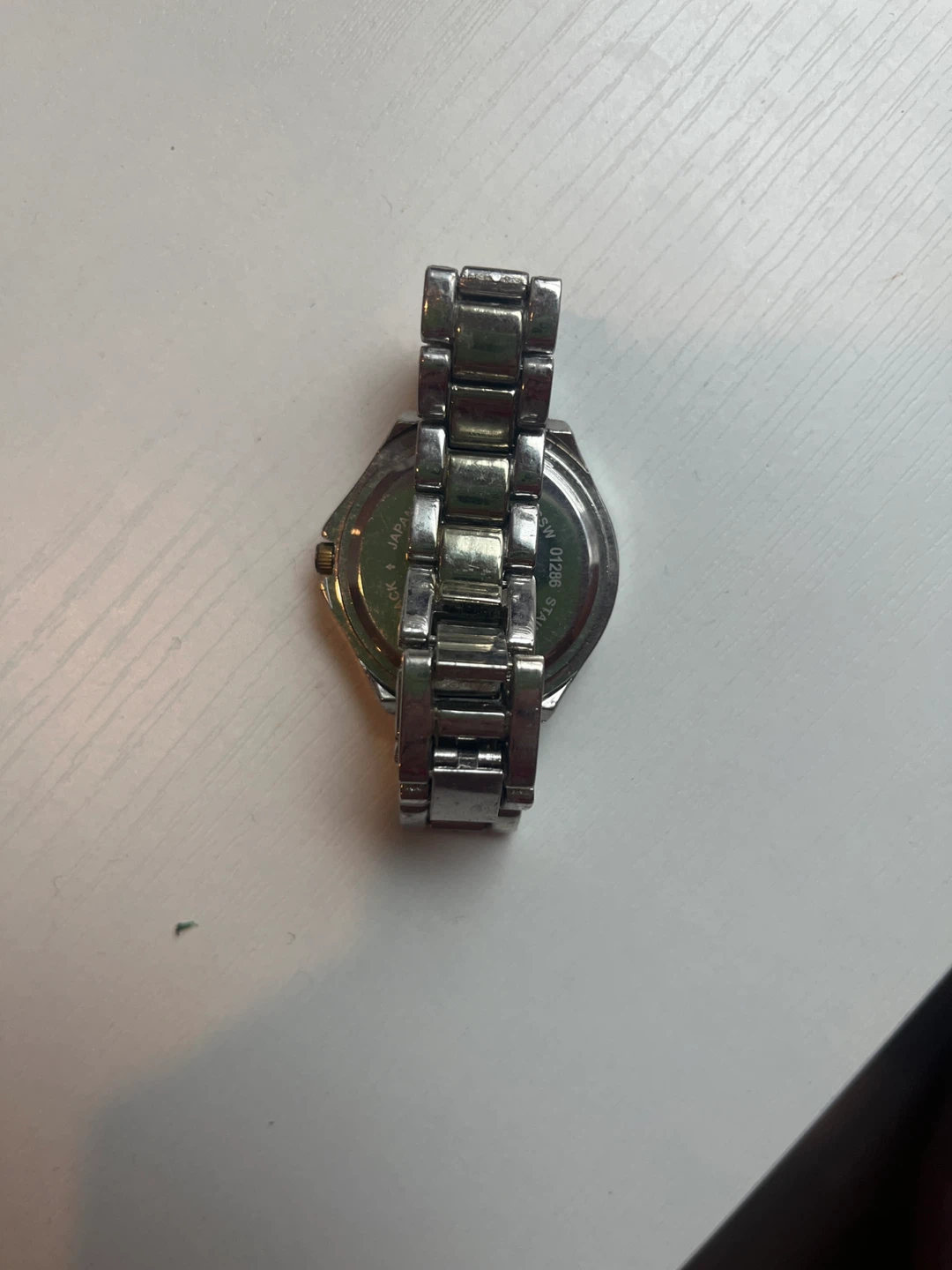 Silver Stainless Steel Chronograph Watch - photo 3