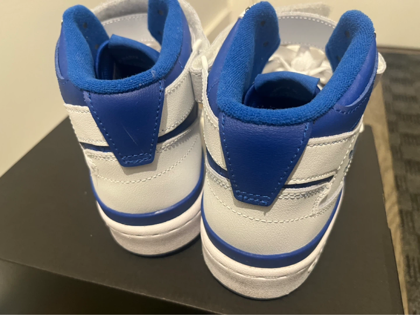 Adidas Forum Mid Shoes - White/Blue - photo 4