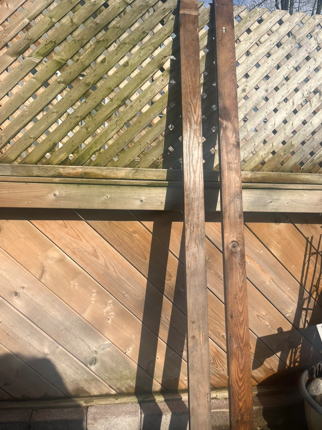 Wooden Stakes solid wood 2 x 4 6 feet long. I have two of them - photo 3