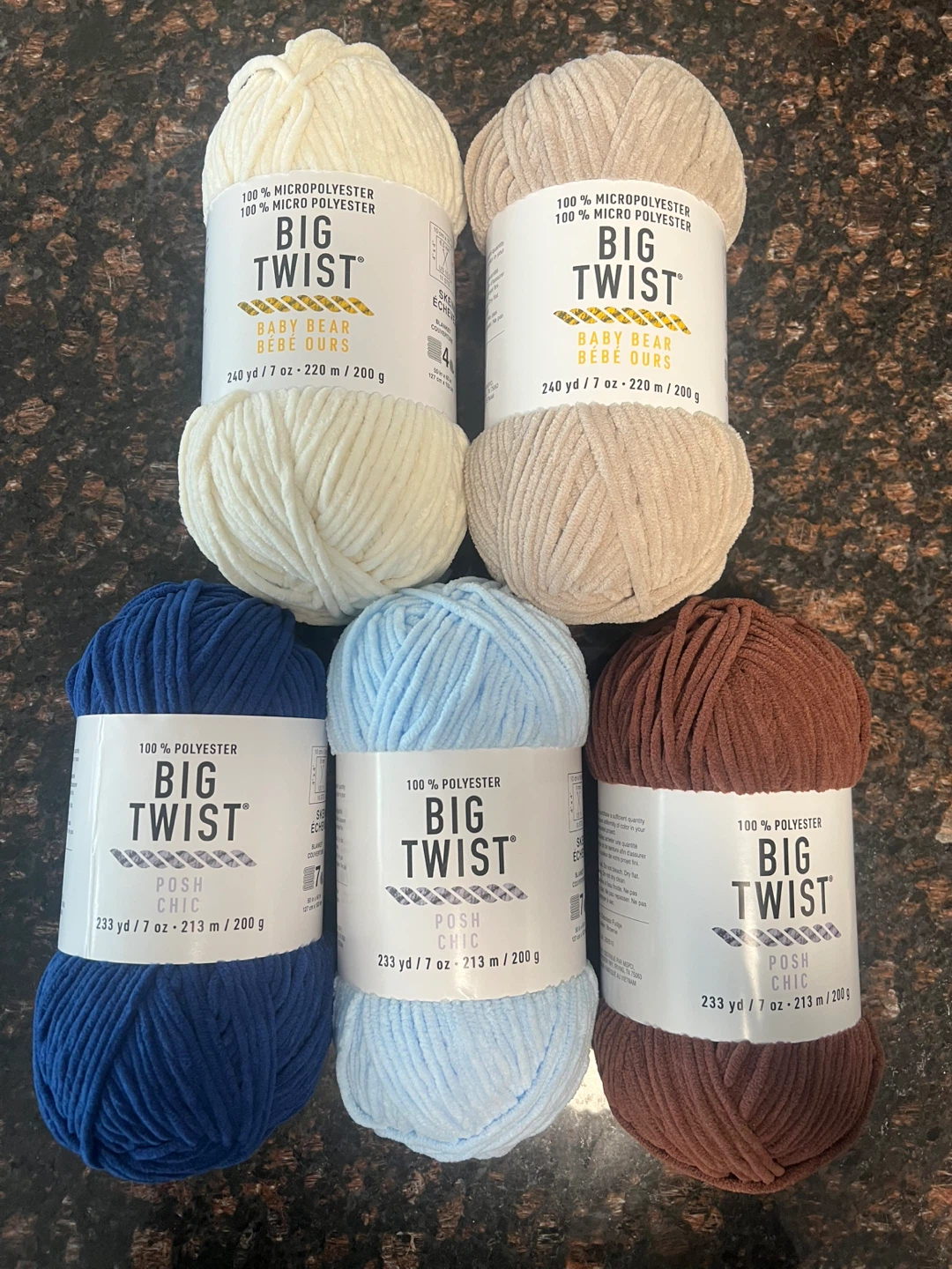 Big Twist Chenille Yarn