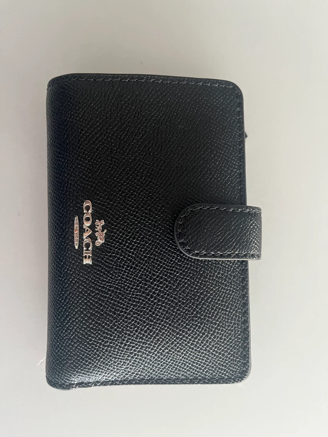 Coach Black Leather Bifold Wallet