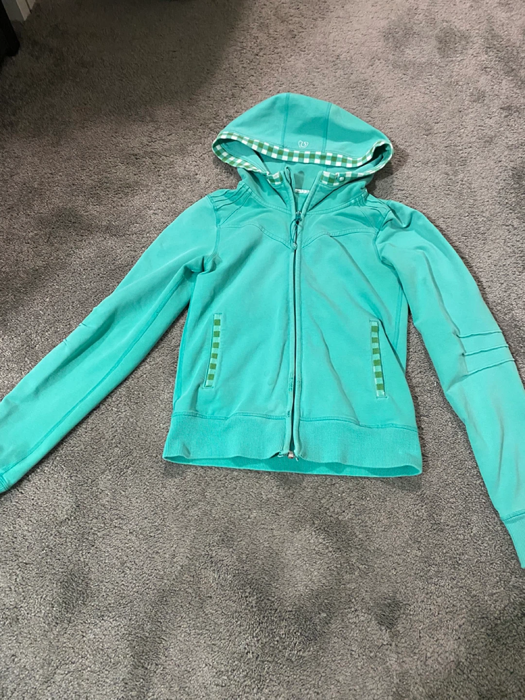 Teal Lululemon Hoodie Size 4