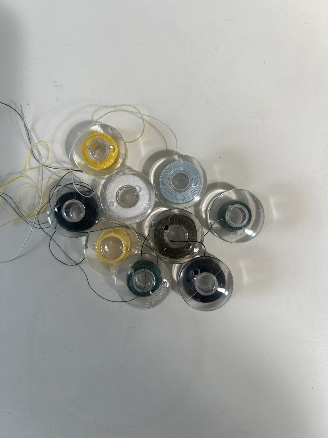 Singer Bobbins with Thread Assorted Colors