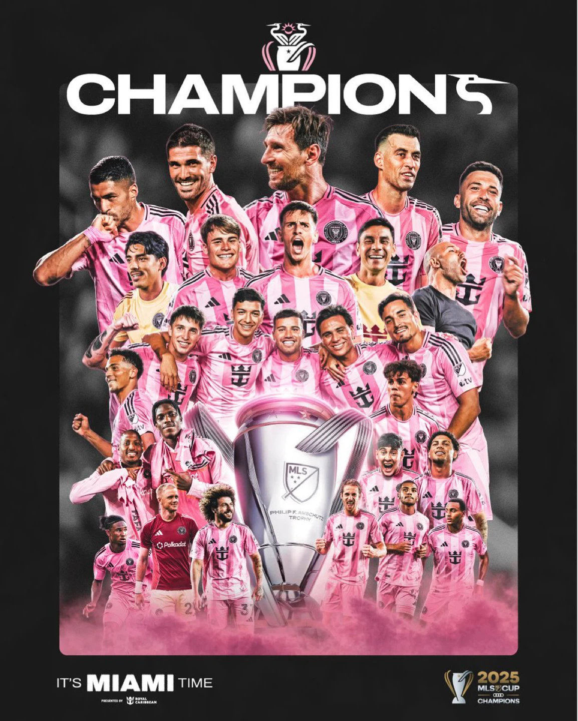 Inter Miami CF Champions Trophy Poster - photo 3