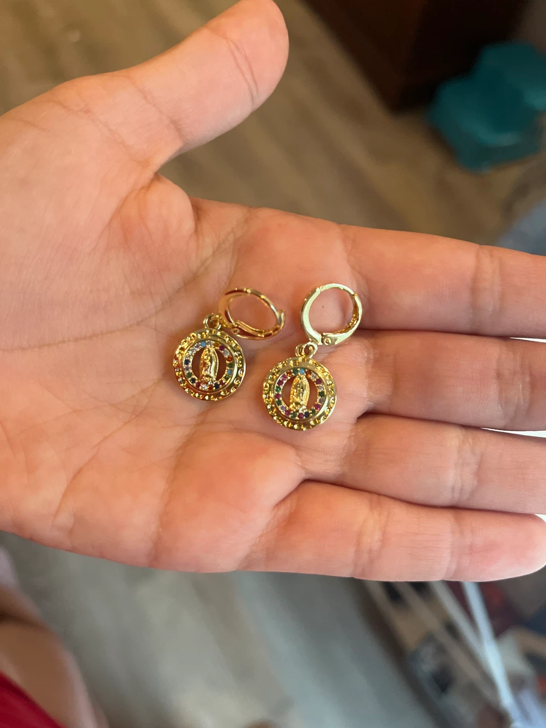 Our lady of Guadalupe earrings