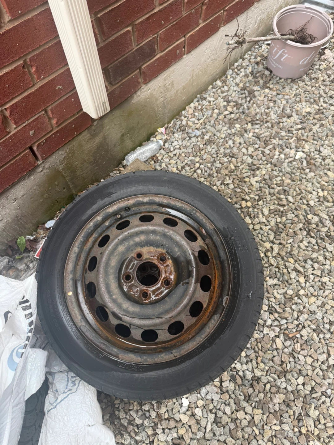 205/55R16 Two Winter Tires on Rims