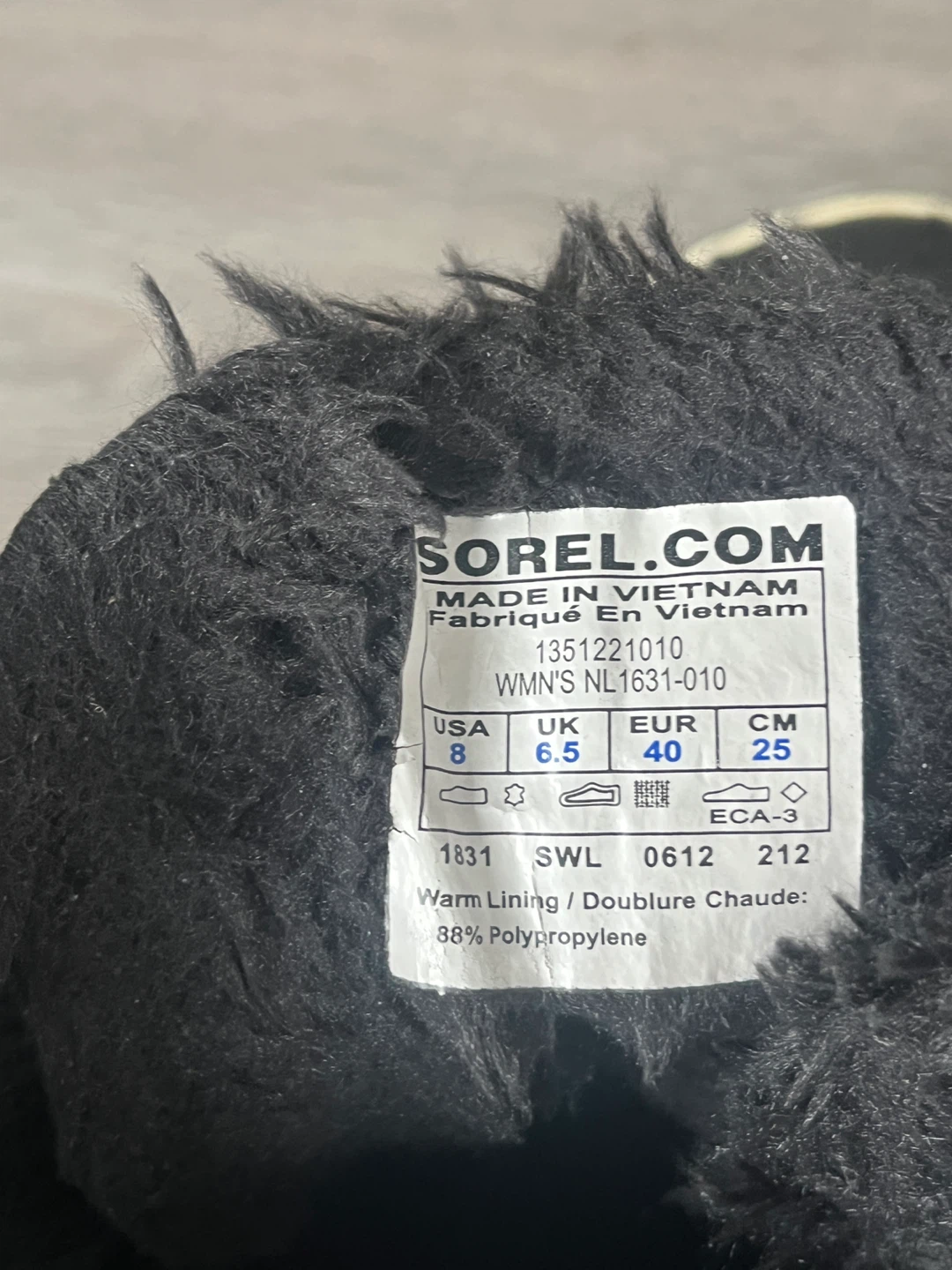 Sorel Women's Winter Boots Black Size 8 - photo 4