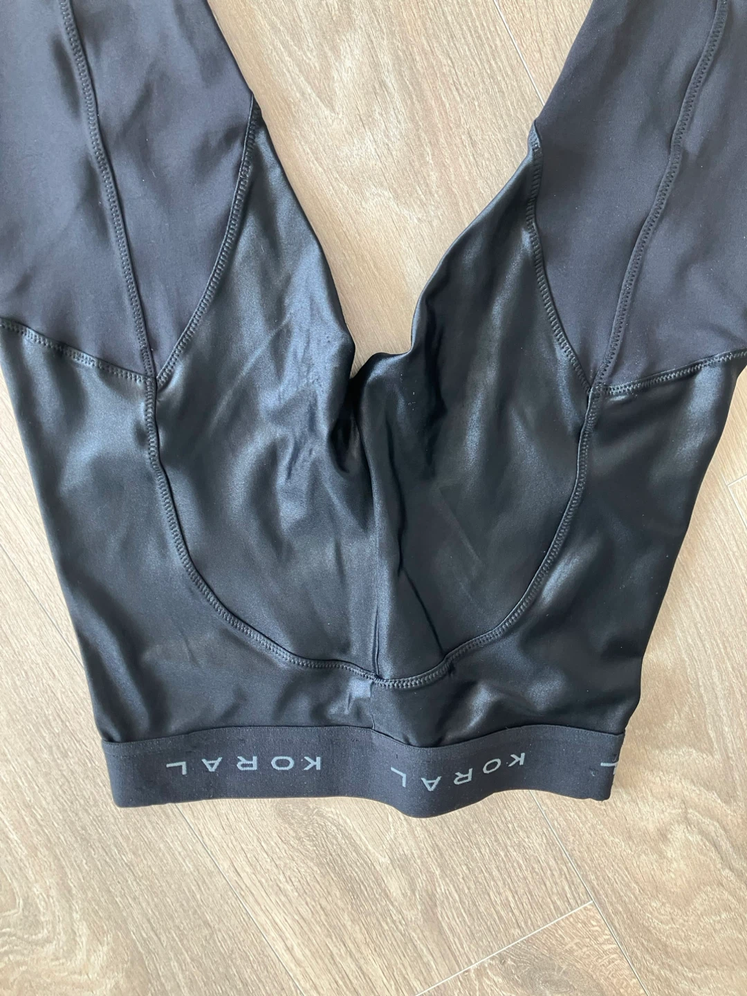 KORAL Black High-Waisted Leggings with Zippers - photo 4