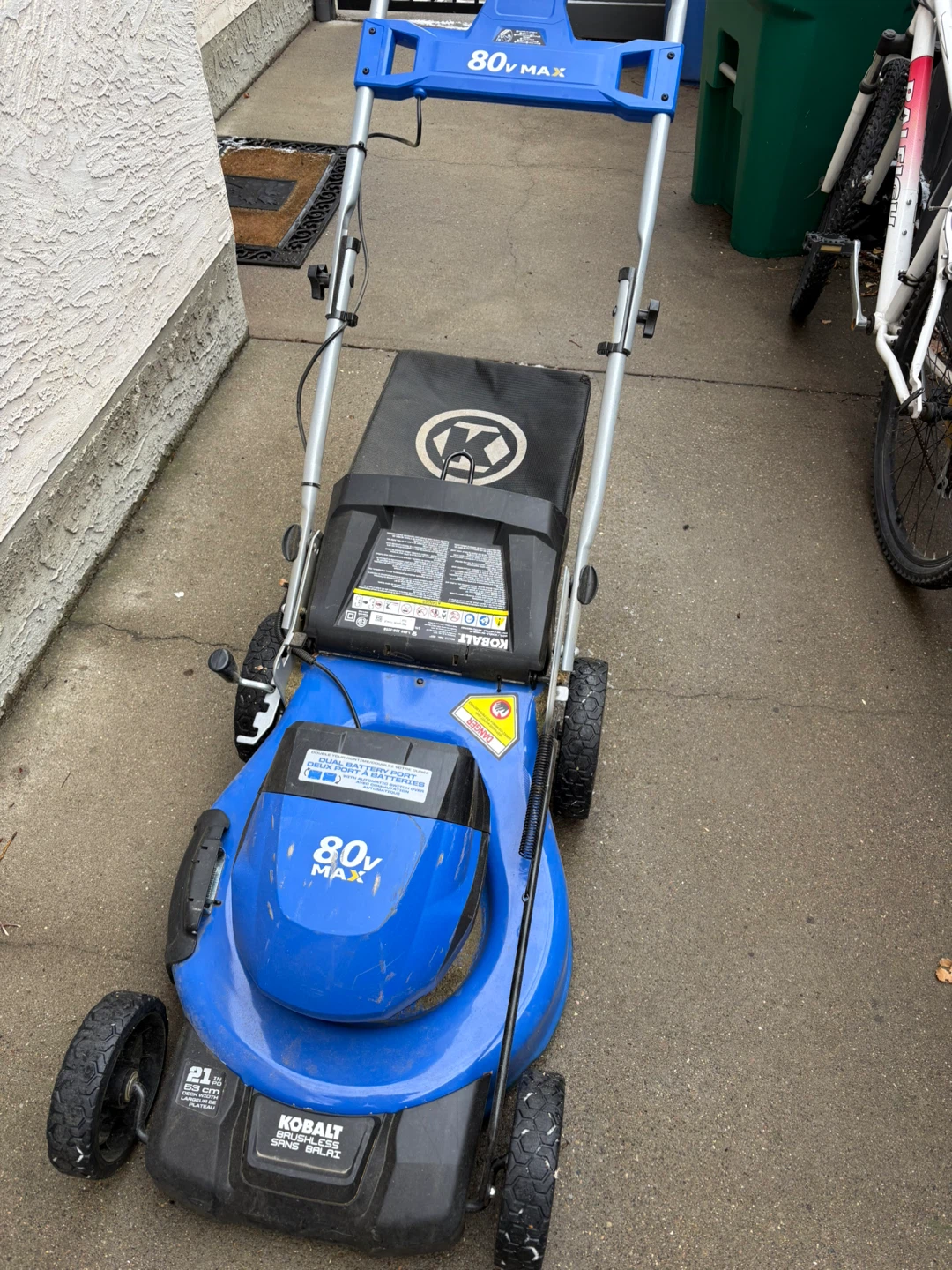 Kobalt 80V MAX Brushless Lawn Mower - 21-inch