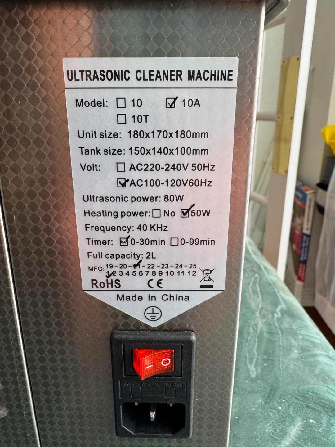 Digital Ultrasonic Cleaner 10A 2L - photo 2