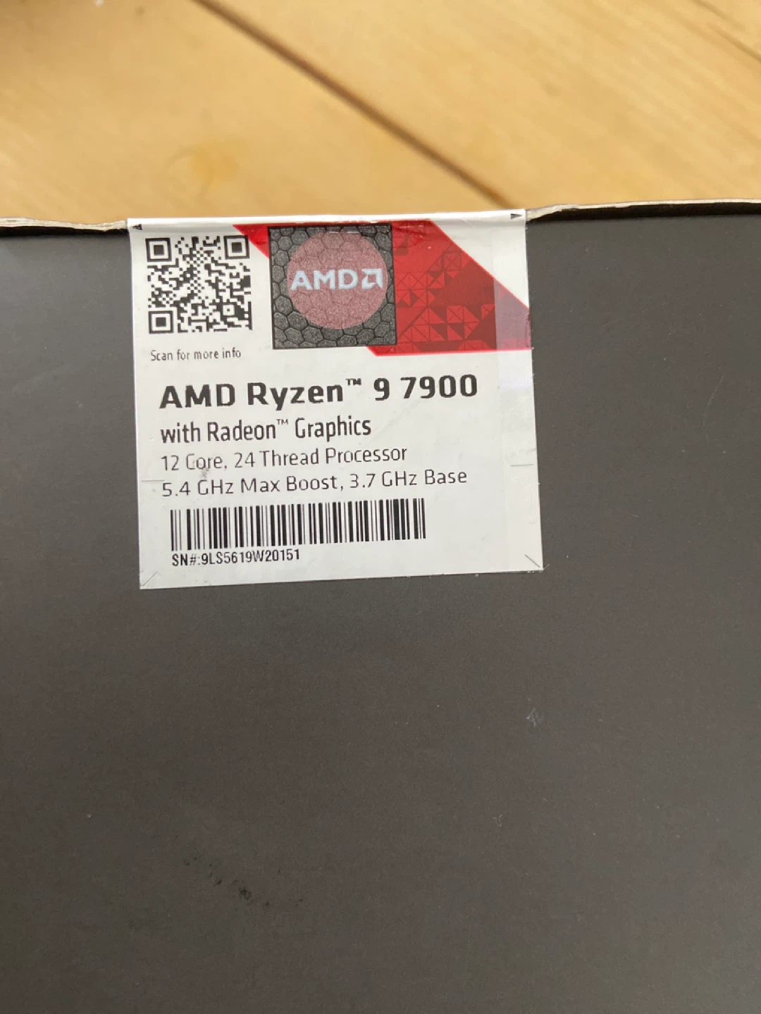 AMD Ryzen 9 7900 Processor with Radeon Graphics - photo 5