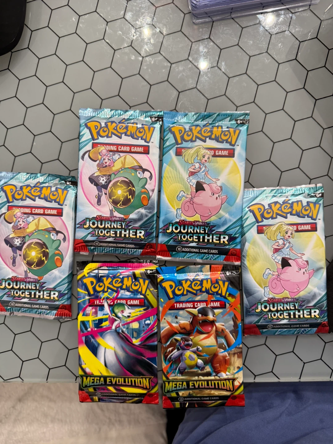 Pokemon Trading Card Game Booster Packs - 6 Total