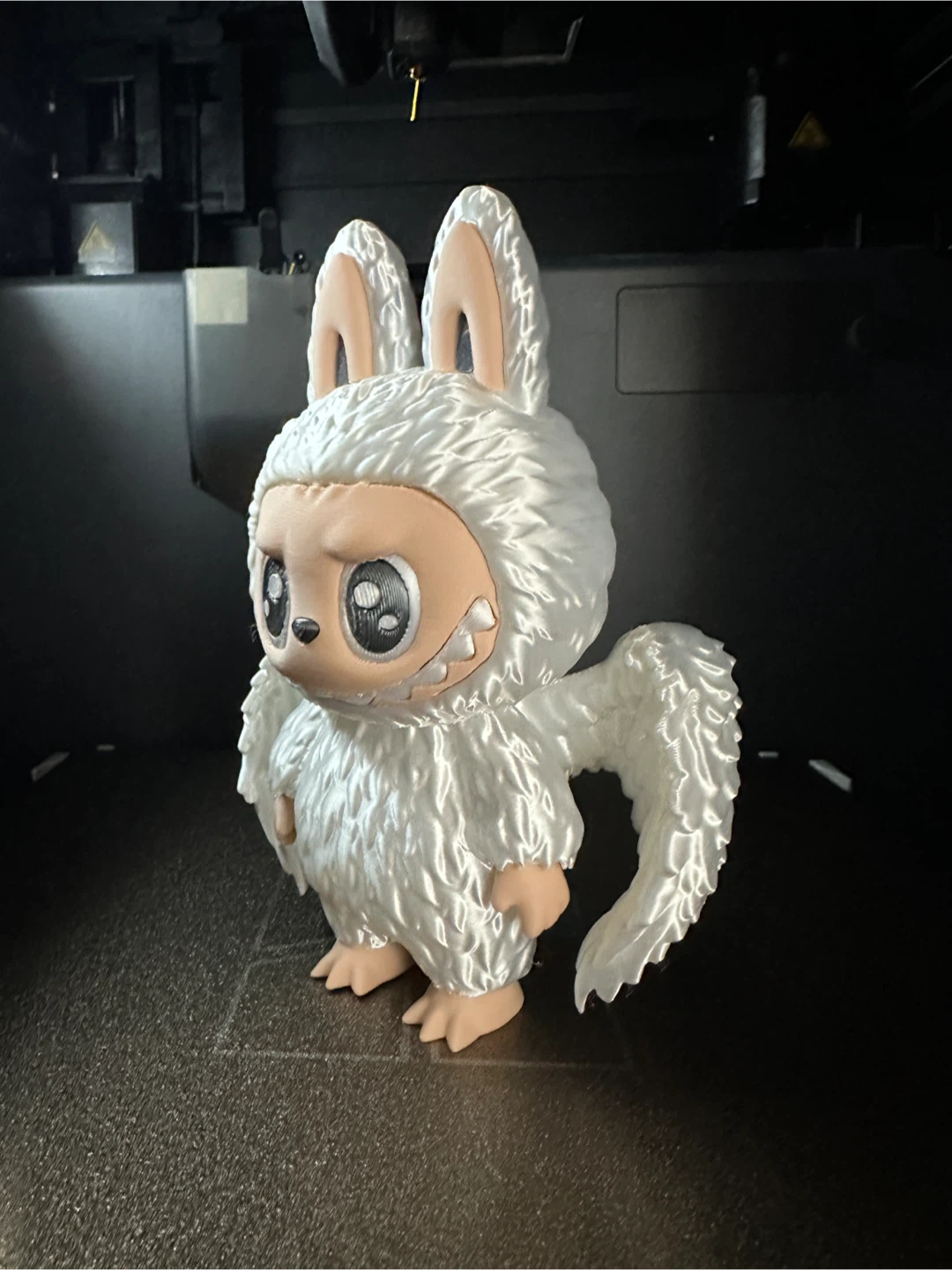 White Fluffy Winged Creature Figure - photo 4