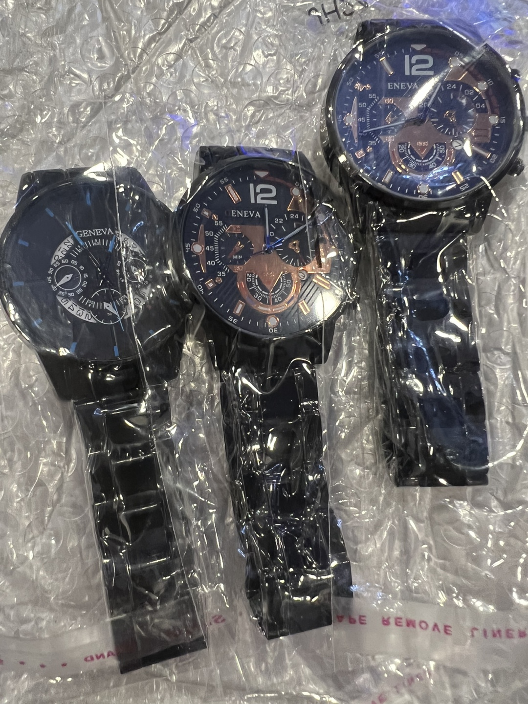 Geneva Men's Watches - Black