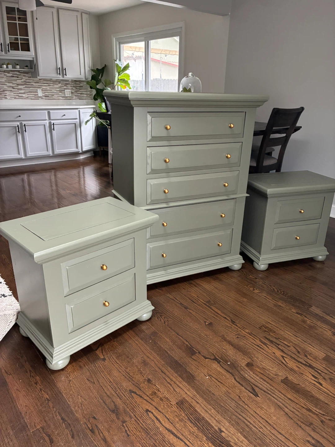 Green pine dresser set - photo 3