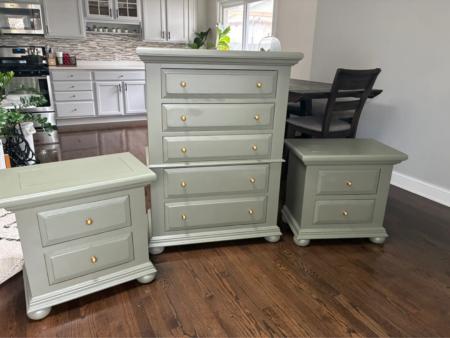 Green pine dresser set - photo 4