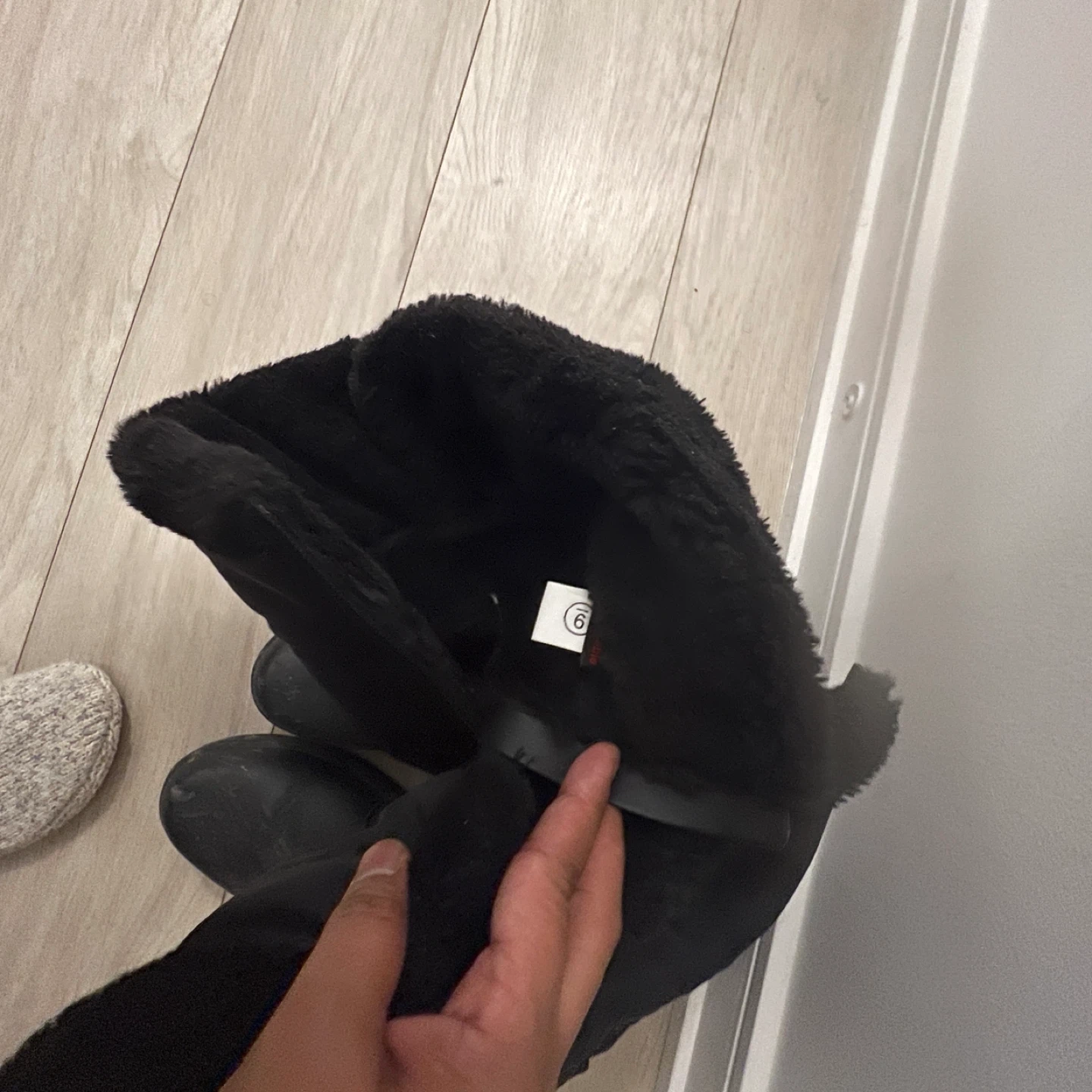 Black Winter Boots - Size 9