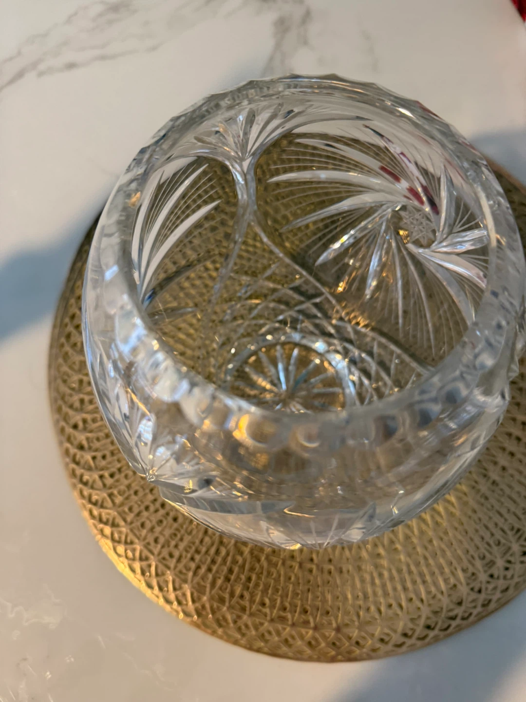 Crystal Cut Glass Vase - photo 4