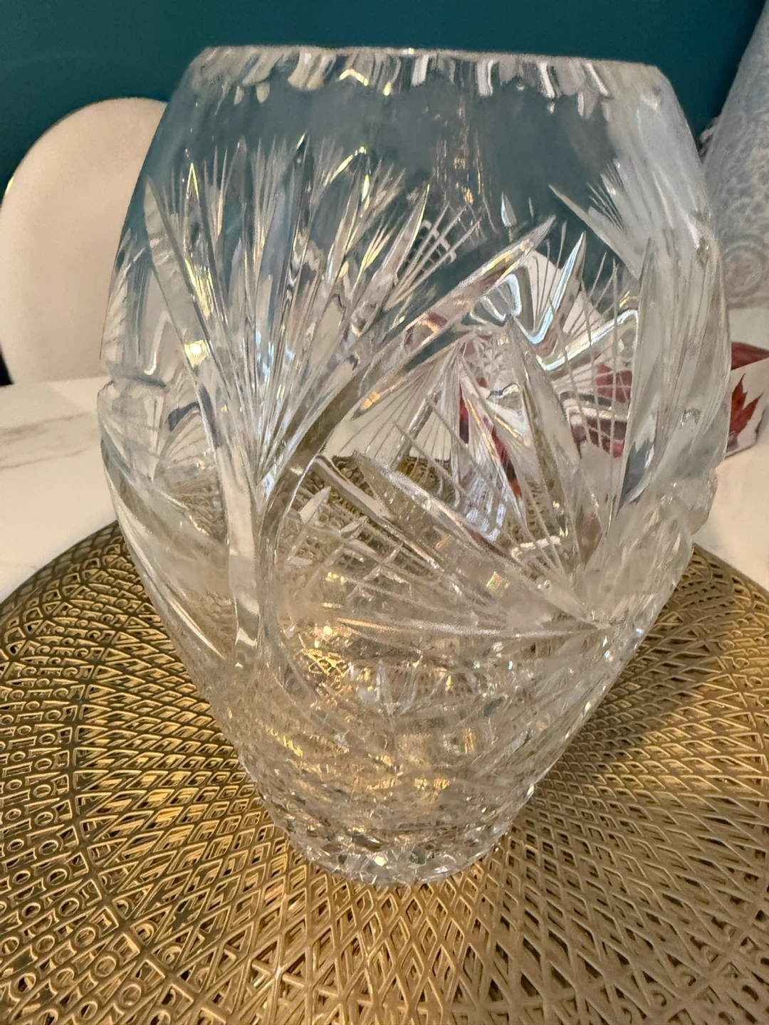 Crystal Cut Glass Vase - photo 2