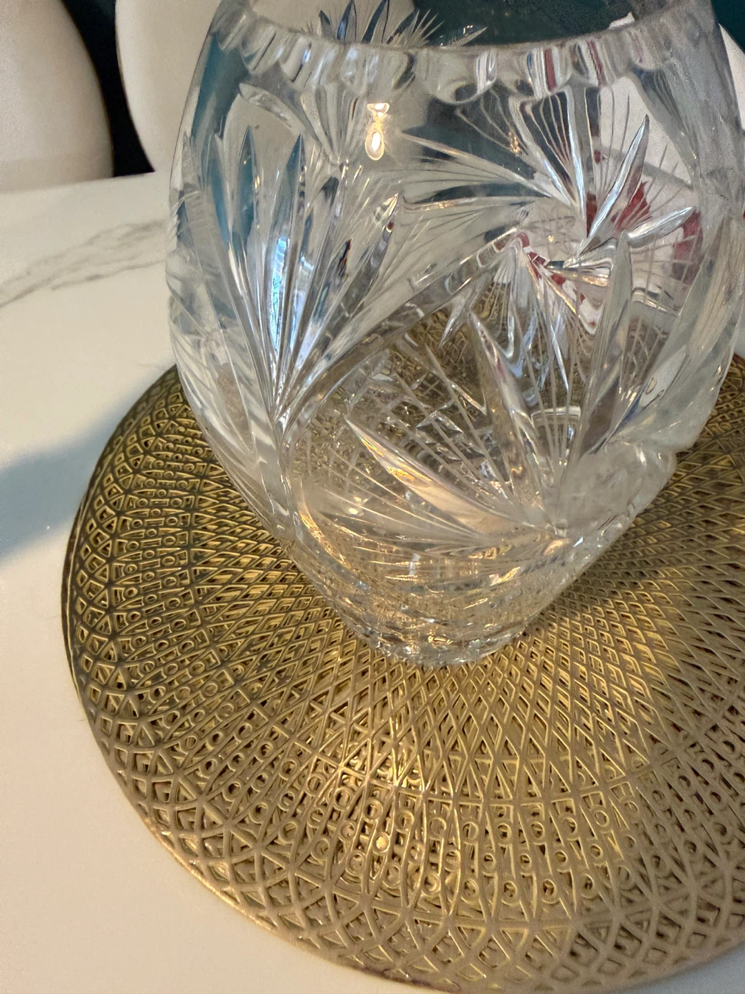 Crystal Cut Glass Vase - photo 3