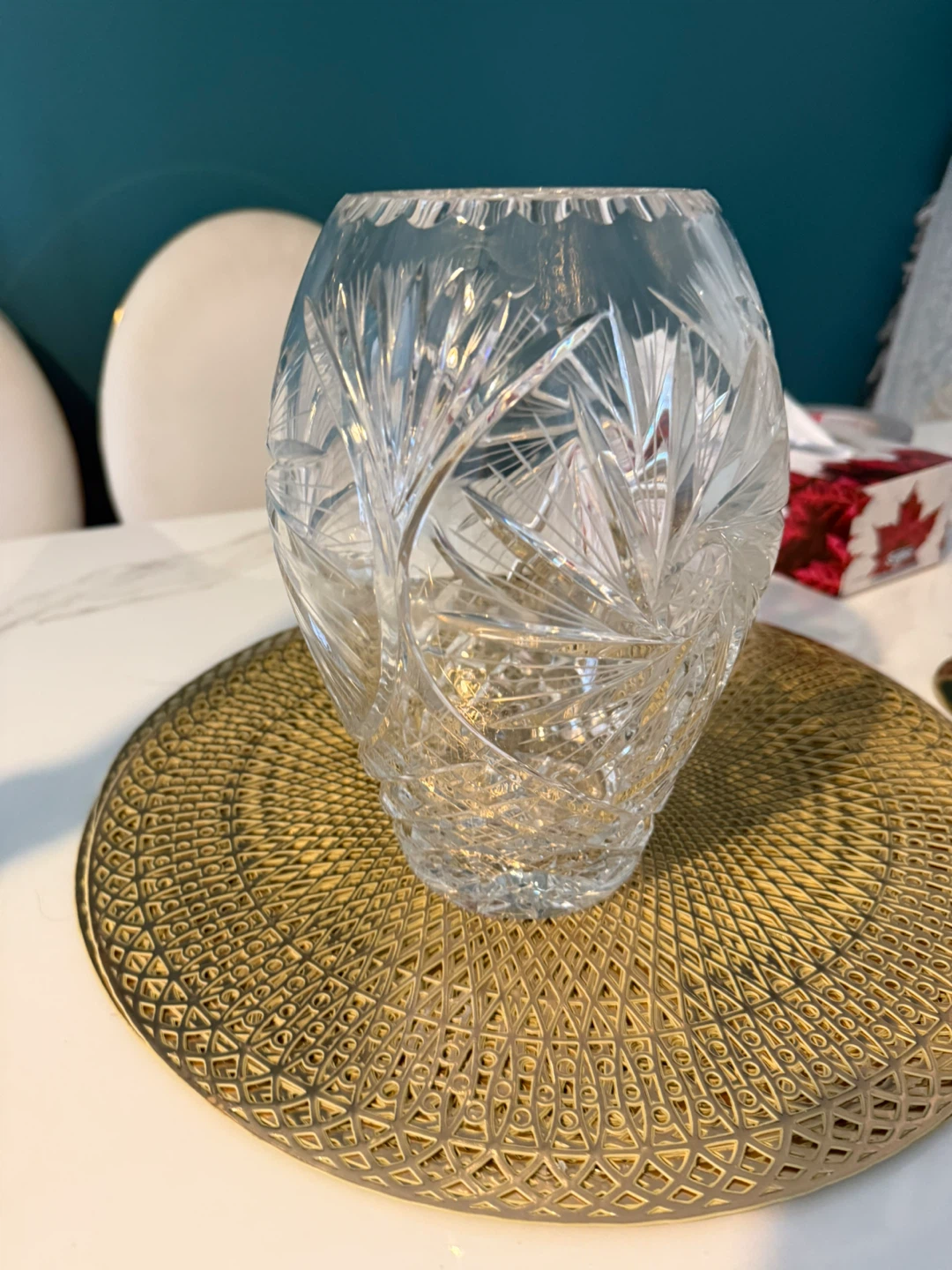Crystal Cut Glass Vase - photo 5