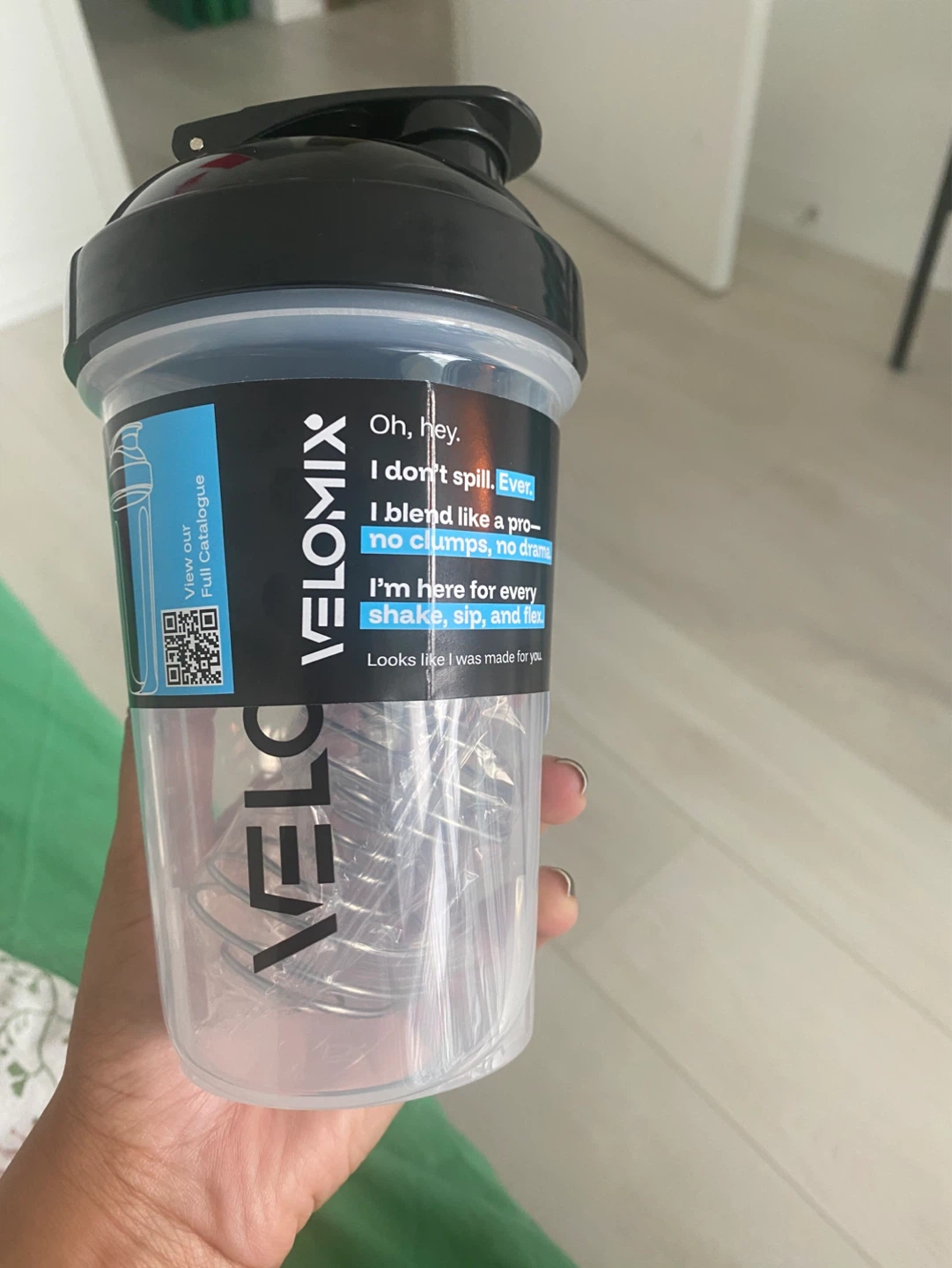20 oz Protein  Shaker Bottle with Mixer-New