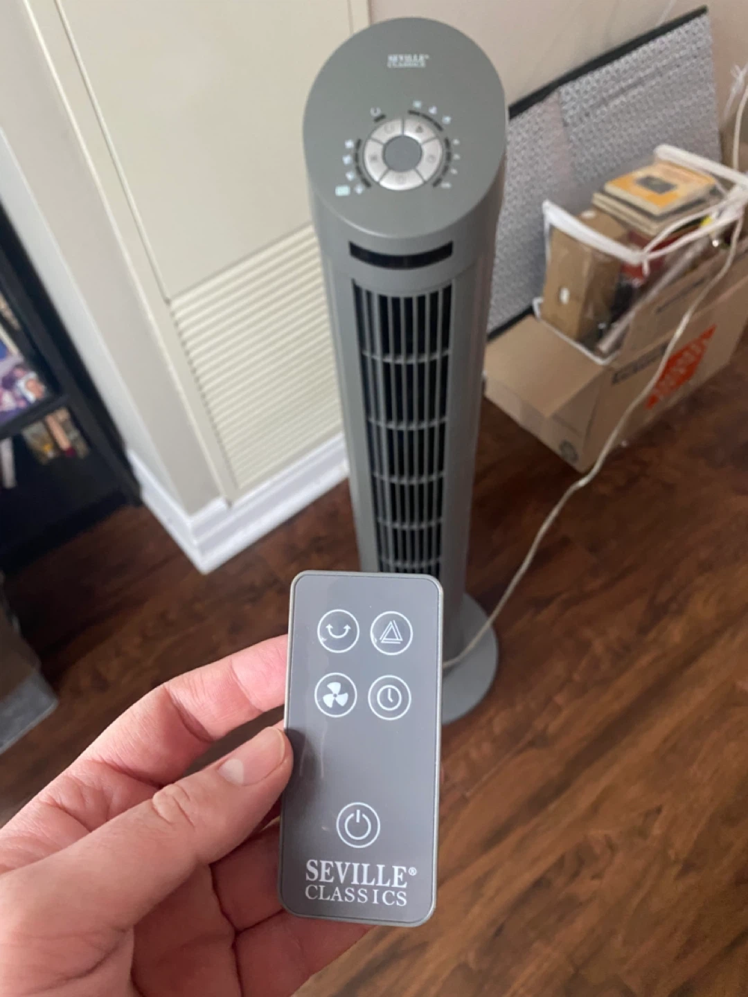 Seville Classics Tower Fan with Remote - photo 3