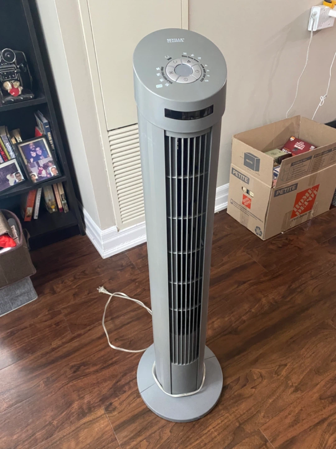 Seville Classics Tower Fan with Remote