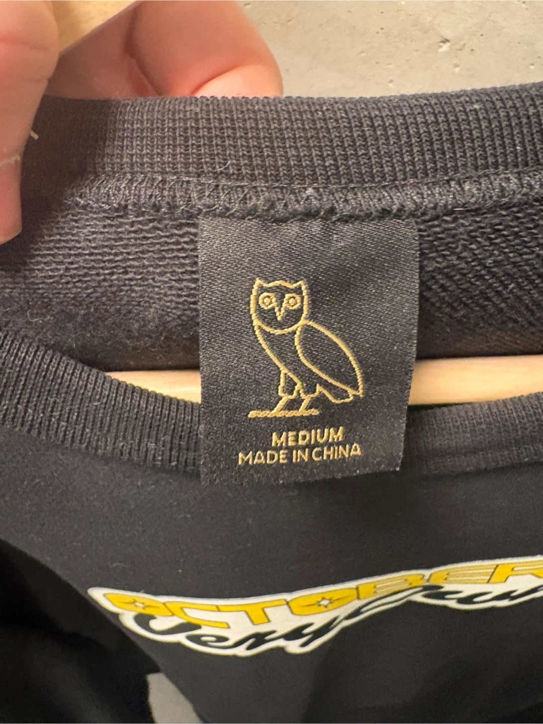 OVO October's Very Own "World Tour" Crewneck Sweatshirt - Medium - photo 3