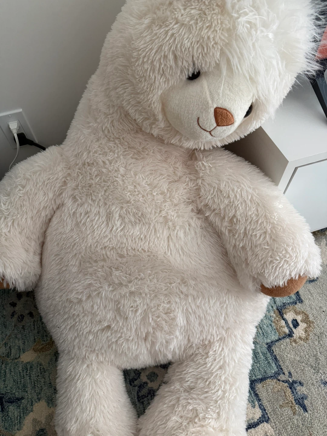 Ultra Soft Giant Cream Teddy Bear Plush Toy/Bean Bag