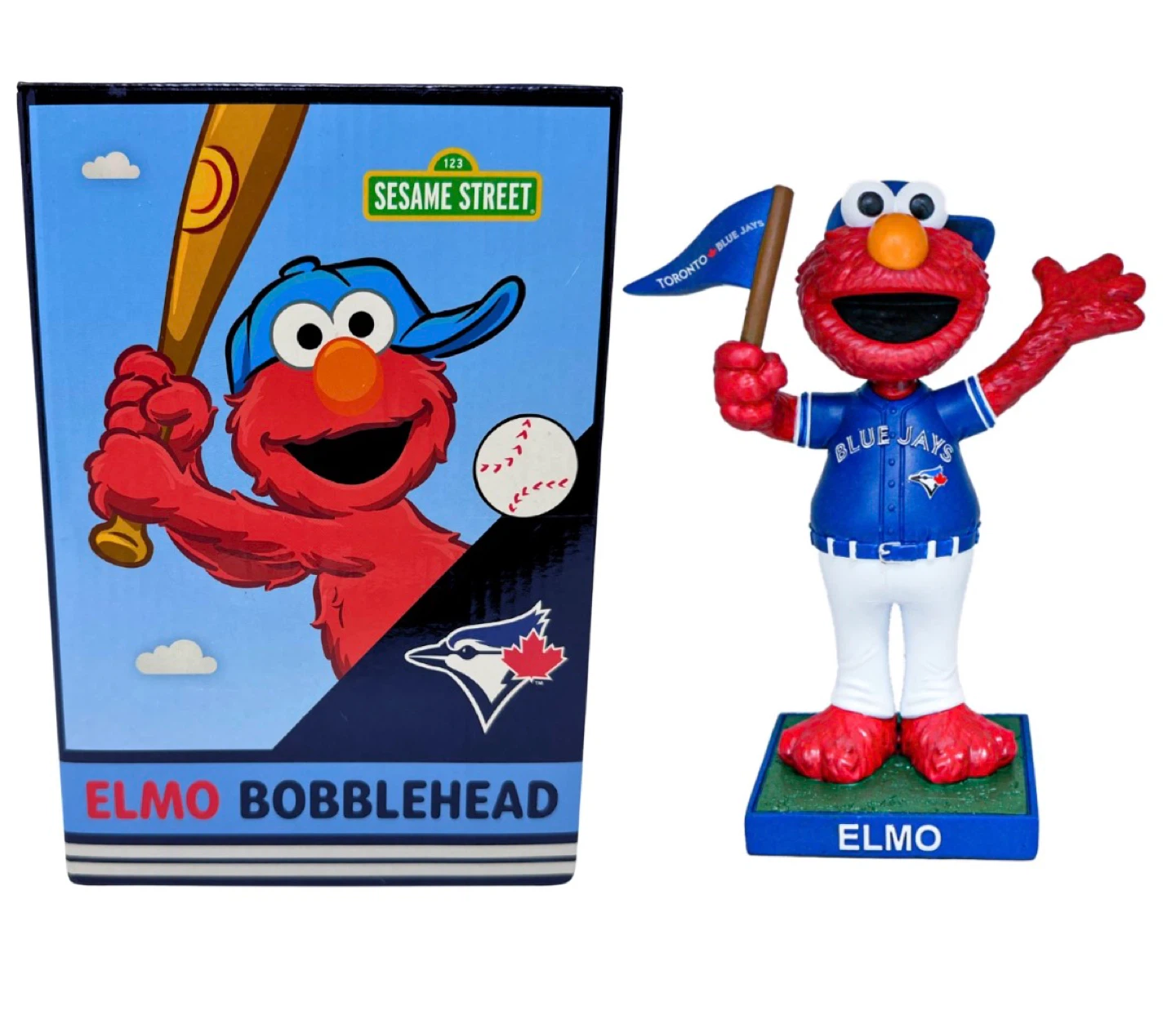 BNIB Elmo Toronto Blue Jays Bobblehead.