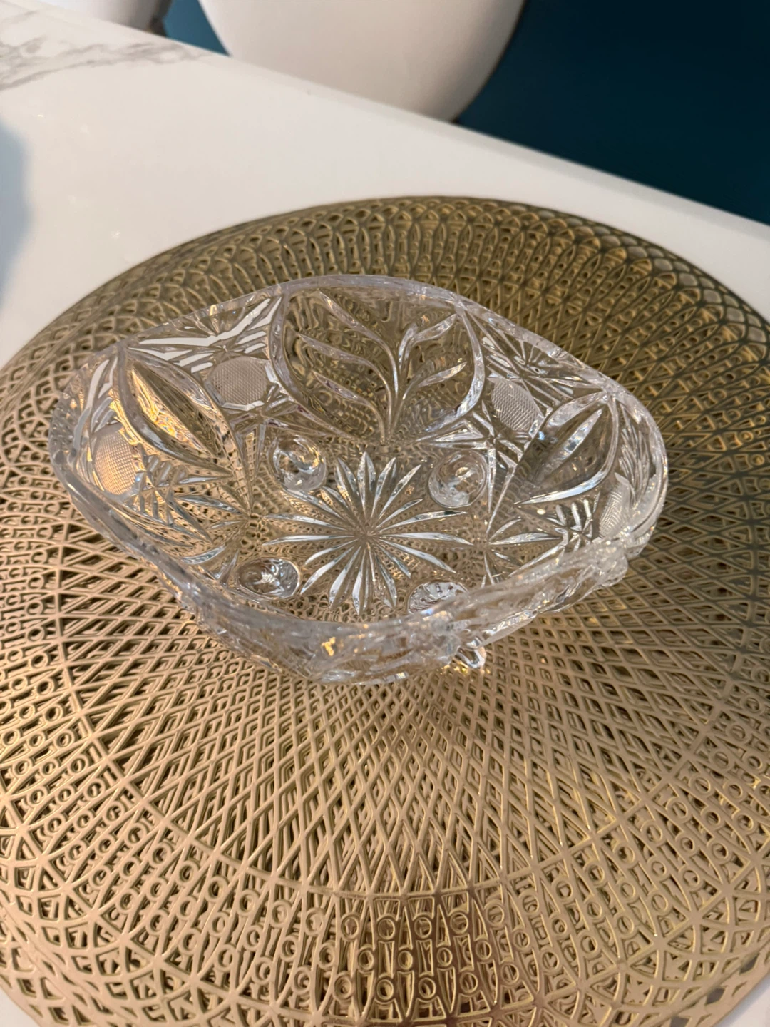 Crystal Footed Bowl