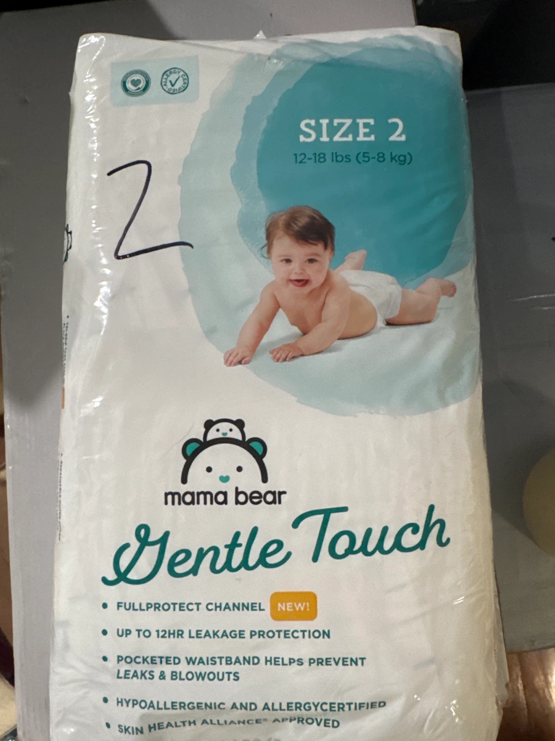 Mama Bear Gentle Touch Size 2 Diapers (12-18 lbs)