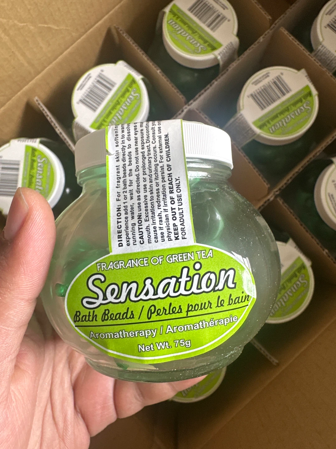 Sensation Bath Beads - Fragrance of Green Tea - photo 2