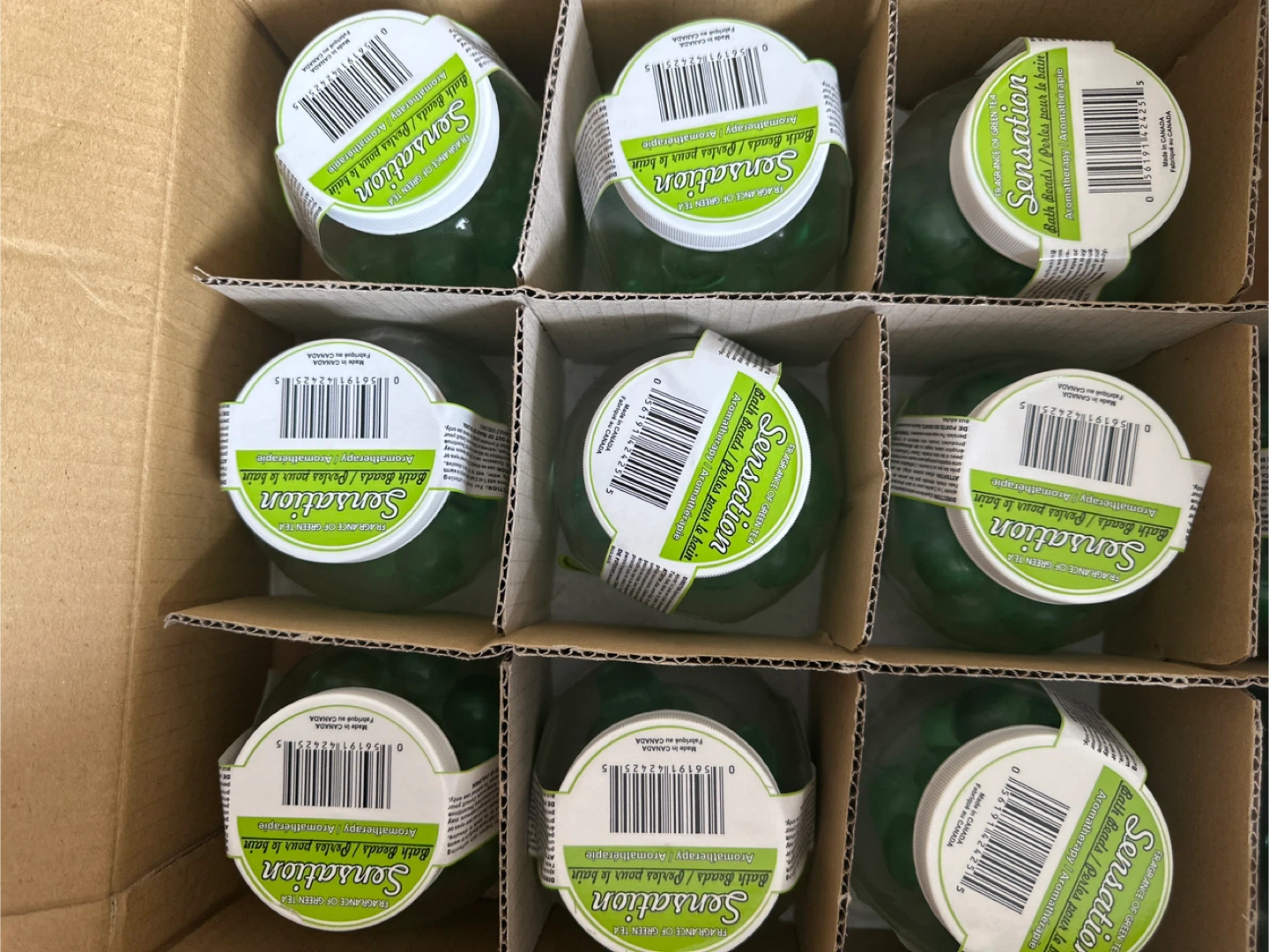 Sensation Bath Beads - Fragrance of Green Tea