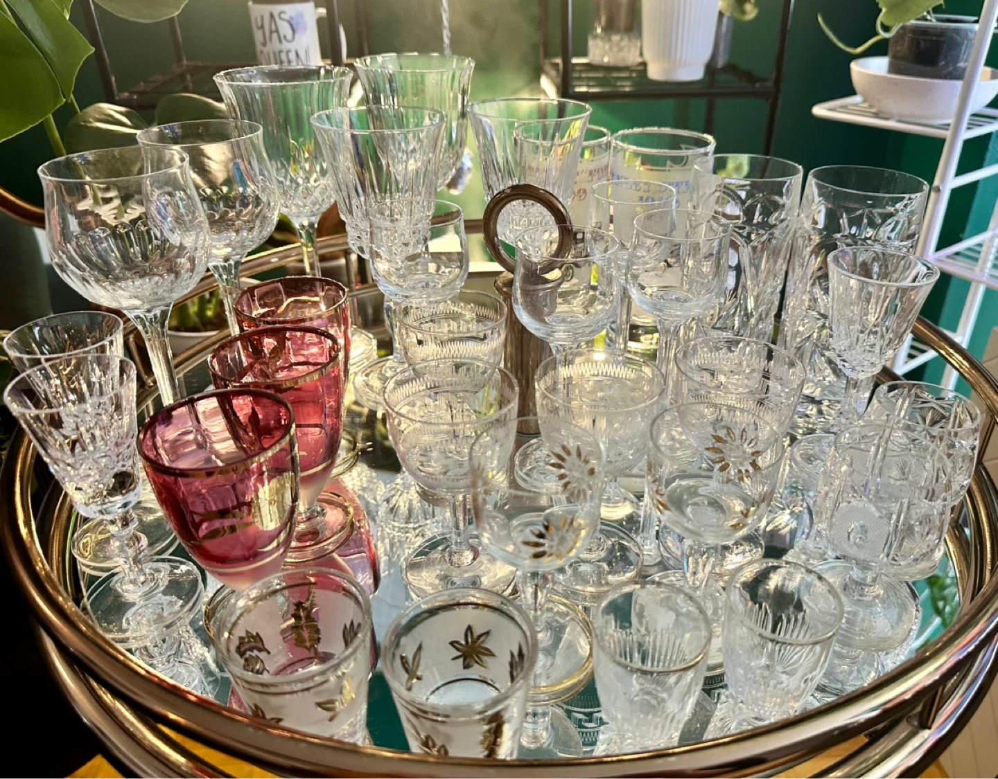Assorted Vintage Glassware and Crystal