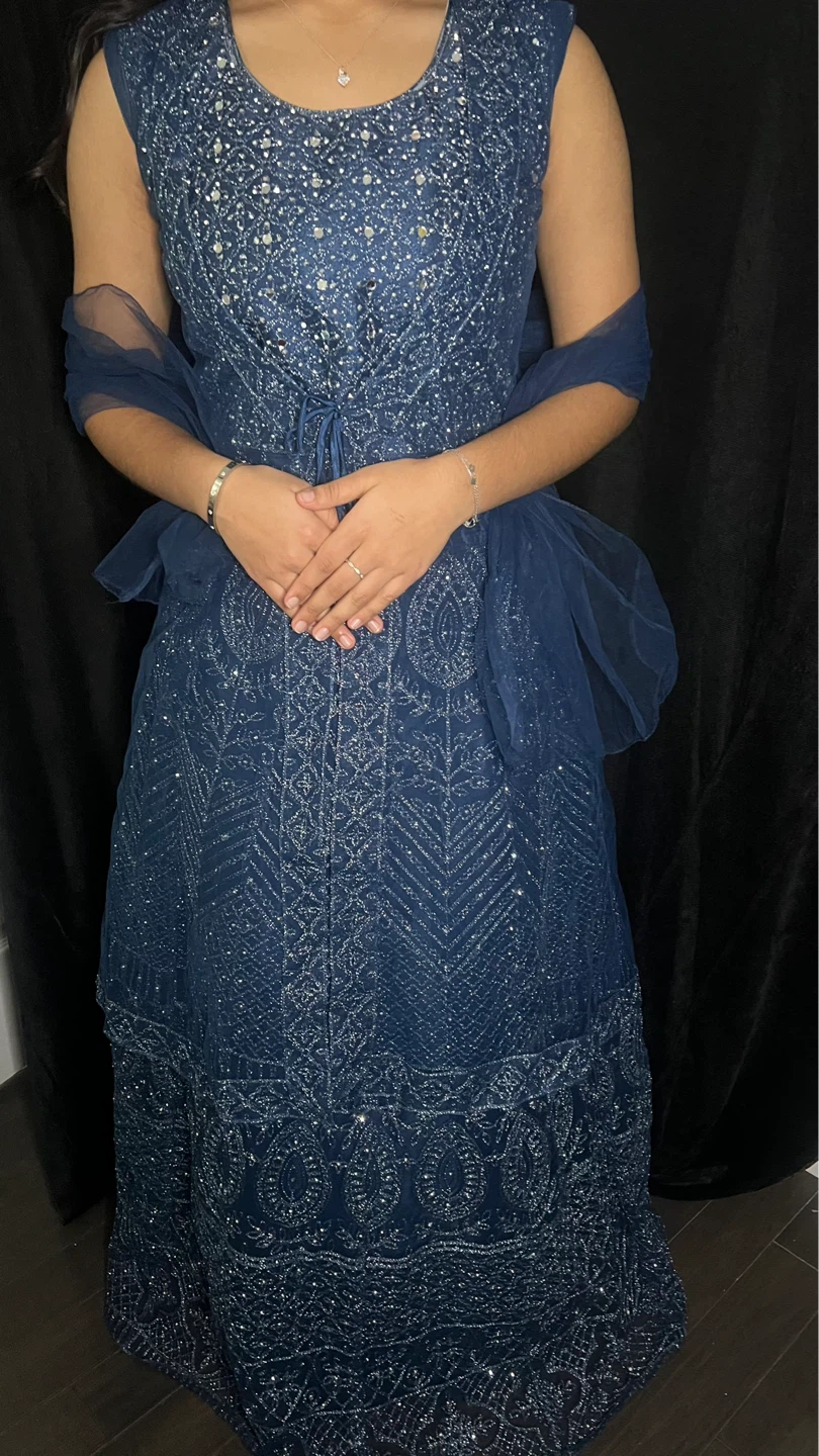 Navy Blue Lehenga