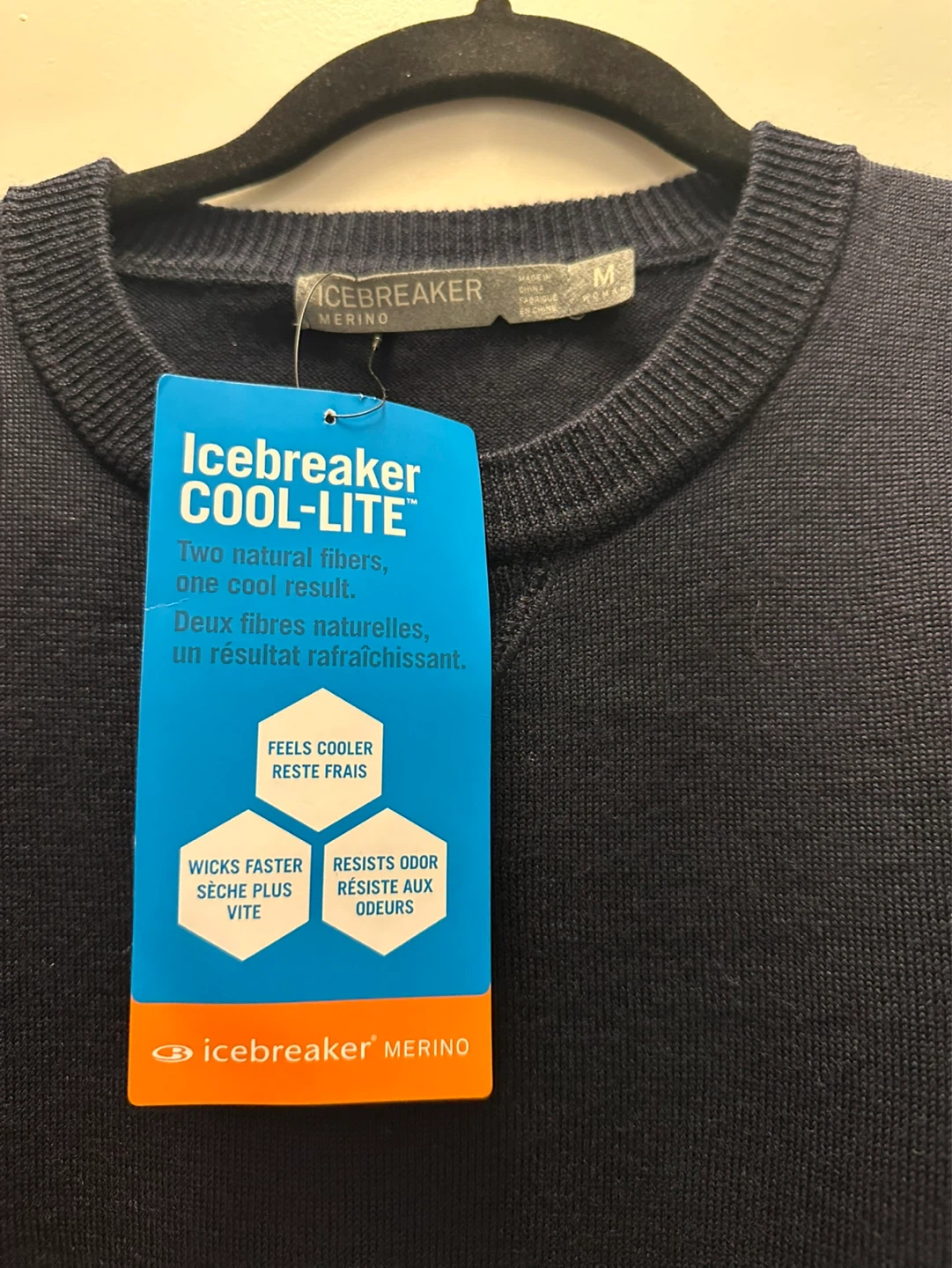 Icebreaker Merino Cool-Lite Women's Nova Sweater - Navy - Medium - photo 4