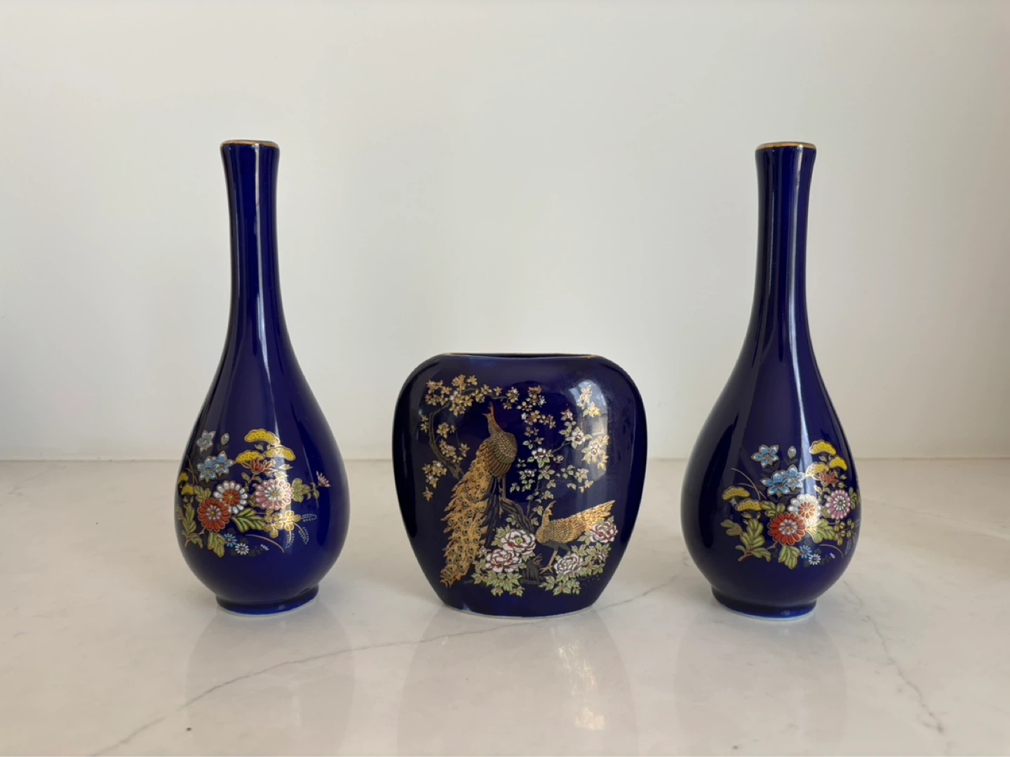 Vintage Japanese Vases set